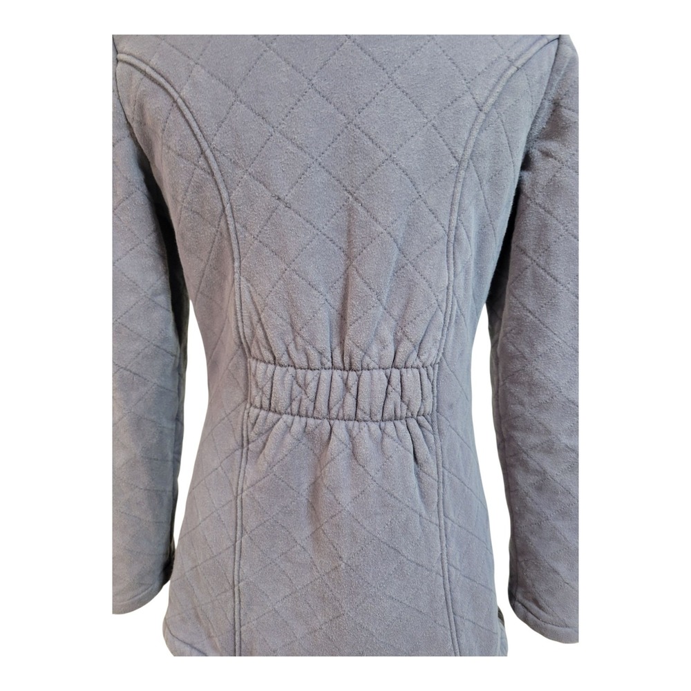 The North Face Reditum Quilted Fleece Jacket‎ Purple Funnel Neck Parka Women's S - Picture 7 of 11